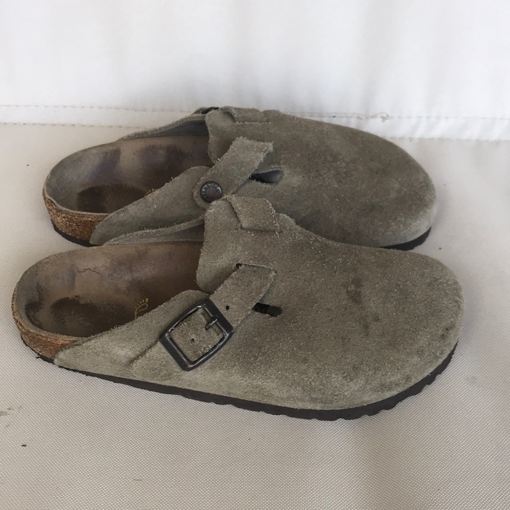 Authentic Birkenstock suede leather sandals sz 5
